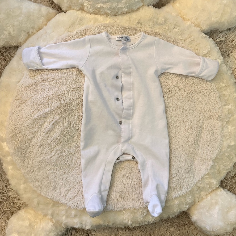 Magnolia Baby newborn snap footie